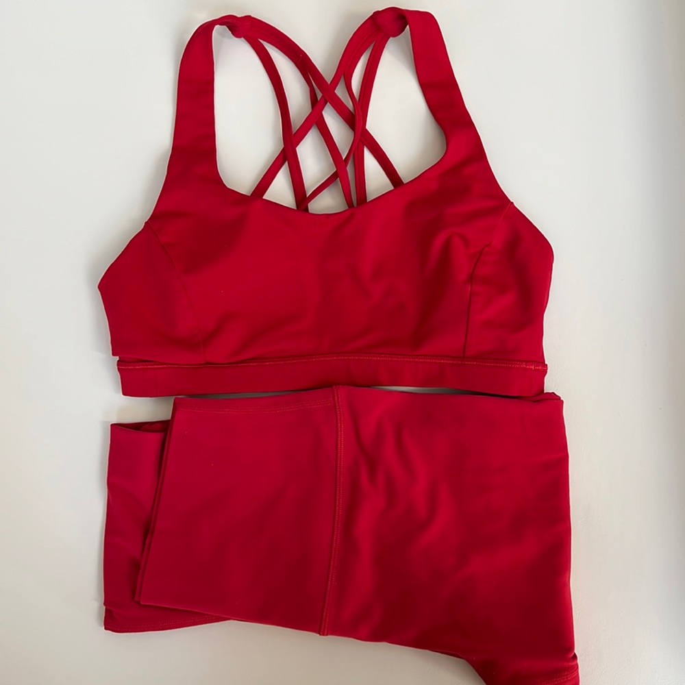 Lululemon Align High Rise Legging and Free to Be Serene Bra